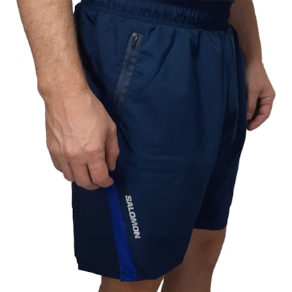 Short Salomon 4 Way 7 S71839 Masculino Azul Marinho Short Salomon 4 Way 7 S71839 Masculino Azul Marinho