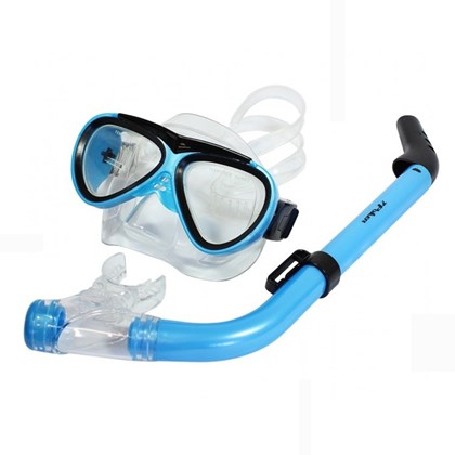 Snorkel de Mergulho Infantil TInos Kit Snorkel + Mascara Poker
