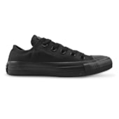 Tenis All Star Converse Chuck Taylor Monochrome Preto Adulto Tenis All Star Converse Chuck Taylor Monochrome Preto Adulto