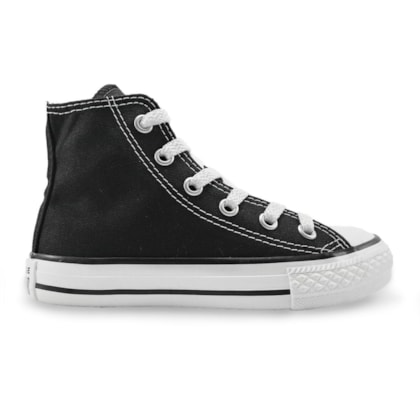 Tenis All Star Converse Chuck Taylor Preto Cano Médio Infantil