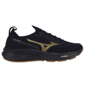 Tênis Mizuno Cool Ride 2 Preto Preto e Dourado Masculino