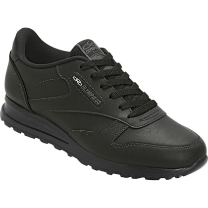 Tenis Olympikus Jogging 100 Sintetico Preto