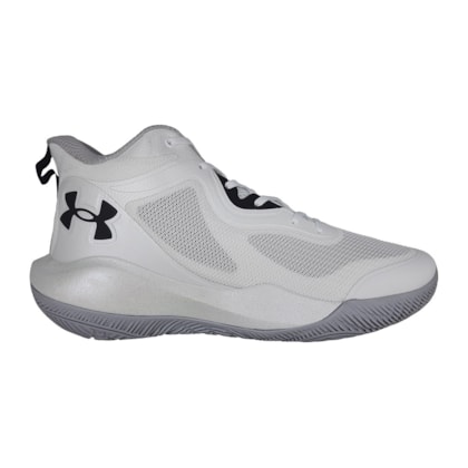 Tênis Under Armour Bankshot Basquete Branco Masculino Tênis Under Armour Bankshot Basquete Branco Masculino