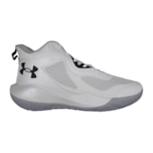 Tênis Under Armour Bankshot Basquete Branco Masculino Tênis Under Armour Bankshot Basquete Branco Masculino