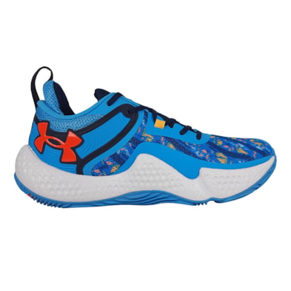 Tênis Under Armour Dagger Basquete Azul Masculino