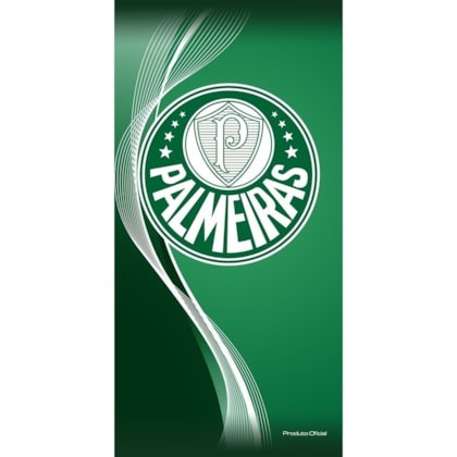 Toalha Palmeiras De Banho Oficial 1,40x0,70 BOUTON Toalha Palmeiras De Banho Oficial 1,40x0,70 BOUTON