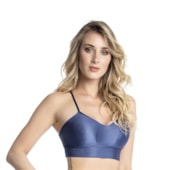 Produto Top Academia Com Bojo Trinys Alça Fina Poliamida F-14288 Feminino
