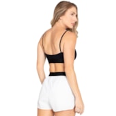 Top Academia Trinys High Compression F-15200 Alça Fina Preto Feminino Top Academia Trinys High Compression F-15200 Alça Fina Preto Feminino