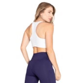 Top Academia Trinys Soft Core F-15443 Com Bojo Branco Feminino Top Academia Trinys Soft Core F-15443 Com Bojo Branco Feminino