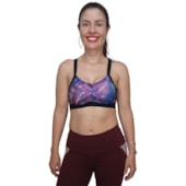 Top Selene Estampado Com Bojo Feminino Top Selene Estampado Com Bojo Feminino