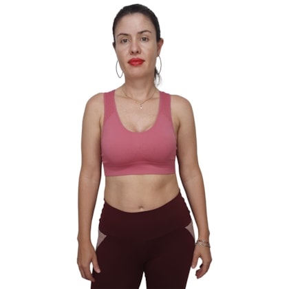 Top Selene Sem Costura Nadador Feminino Top Selene Sem Costura Nadador Feminino