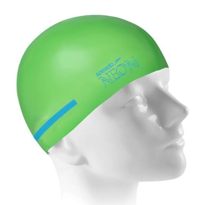 Touca de Natação Speedo Flat Cap Neon Silicone Unissex