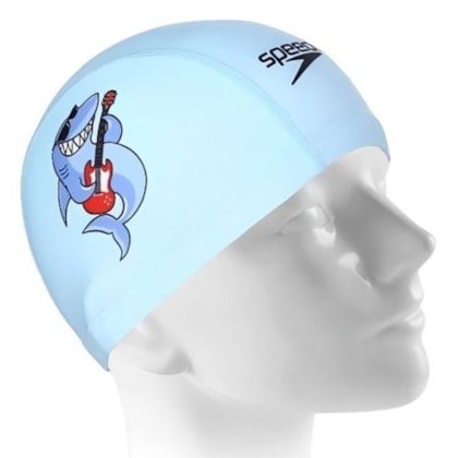 Touca de Natação Speedo Fun Cap Tubarão Infantil Touca de Natação Speedo Fun Cap Tubarão Infantil