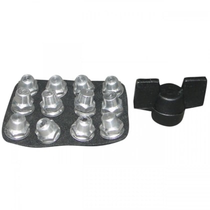 Trava para Chuteira Cravo Kanxa Aluminio 12 Peças Trava para Chuteira Cravo Kanxa Aluminio 12 Peças