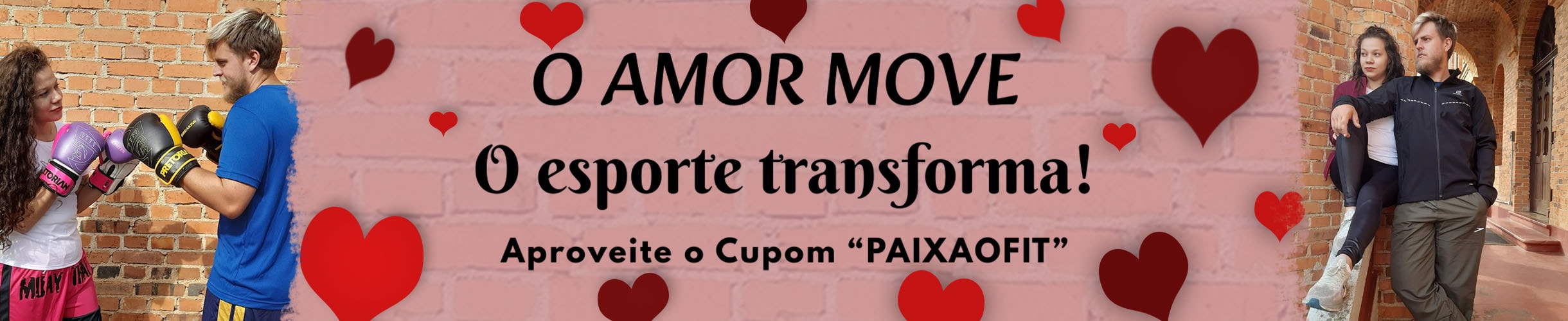 Fique no estilo fitness com quem você ama!