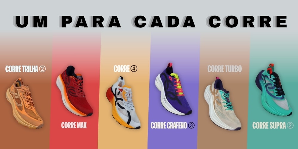 A Família Corre Completa Te Ofereçe Um Tênis Para Cada Corre!