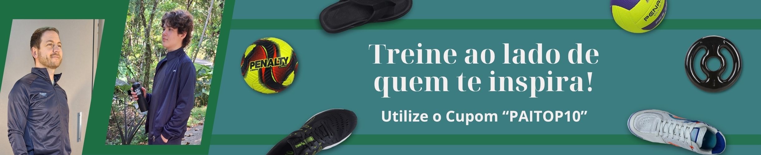 Treine ao lado de seu pai!