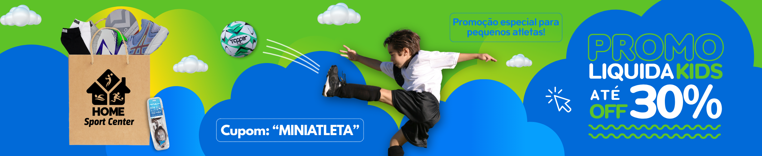 Presenteie seus filhos com produtos esportivos de qualidade!!